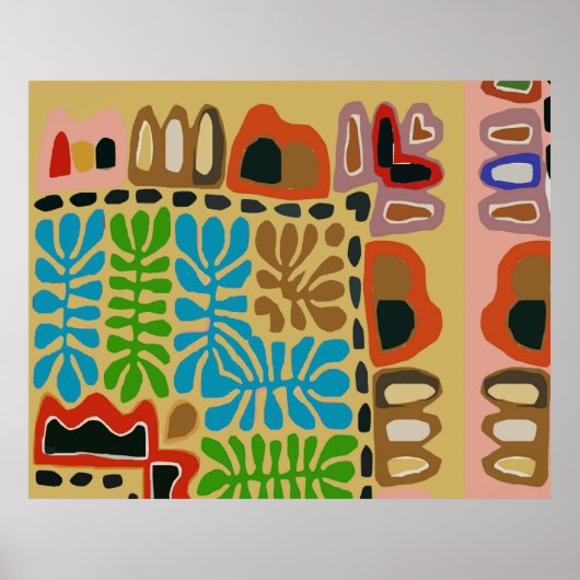 アブストラクトウエスタンヴィレッジ ポスター (正面)