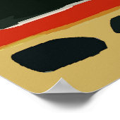 アブストラクトウエスタンヴィレッジ ポスター (角)