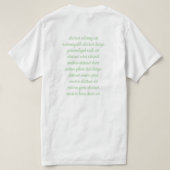 アブストラクトカラーリングアート Tシャツ (デザイン裏面)