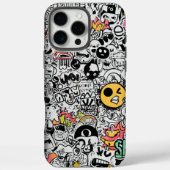 アブストラクトコラージュアートの美しい模様 Case-Mate iPhoneケース (裏面)