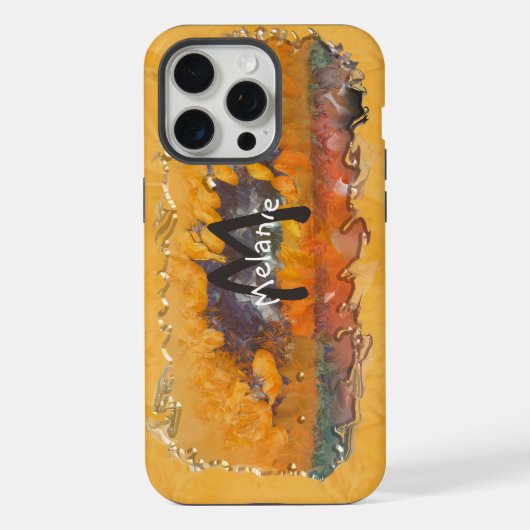 アブストラクトサンセット 0612 iPhoneケース (裏面)