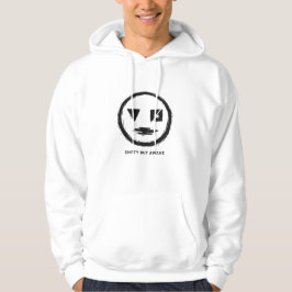 アブストラクトフェイスストリートウェアTシャツ - 「中身は空っぽだけど目覚めてる」 パーカ
