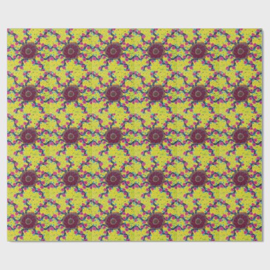 アブストラクトポスター ラッピングペーパー (フラット)