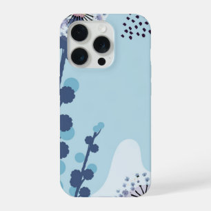 アブストラクト ゴールデンワトル モダン アカシア イラストレーション iPhone 15 PROケース