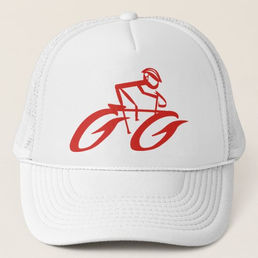 アブストラクト サイクリング スポーツ キャップ (正面)