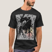 アブストラクト サーフ スケルトン Tシャツ (正面)