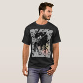 アブストラクト サーフ スケルトン Tシャツ (正面フル)
