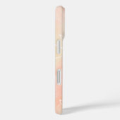'アブストラクト ソフト パステル 水彩画' iPhone 16 カバー (裏面 / 右)