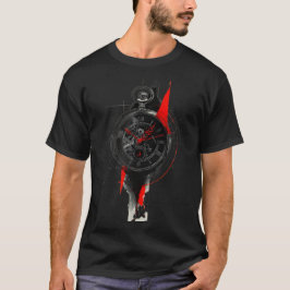 アブストラクト・トラッシュポルカポケットウォッチ グラフィックTシャツ Tシャツ