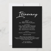 アブストラクト ニュートラル | 水彩 バチェロレッテ ウィークエンド 招待状 (裏面)