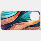 アブストラクト ピーコック Case-Mate iPhoneケース (裏面 (横))
