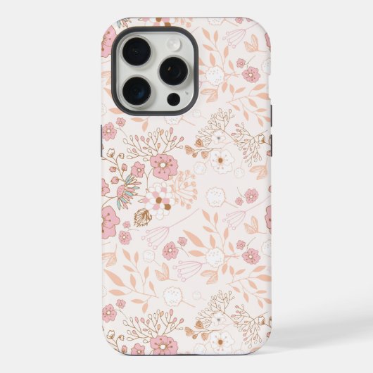 アブストラクト フラワー iPhoneケース (裏面)