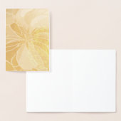 アブストラクト ポインセチア 箔カード (ディスプレー)