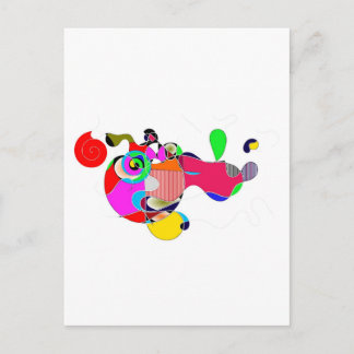 アブストラクト ポストカード