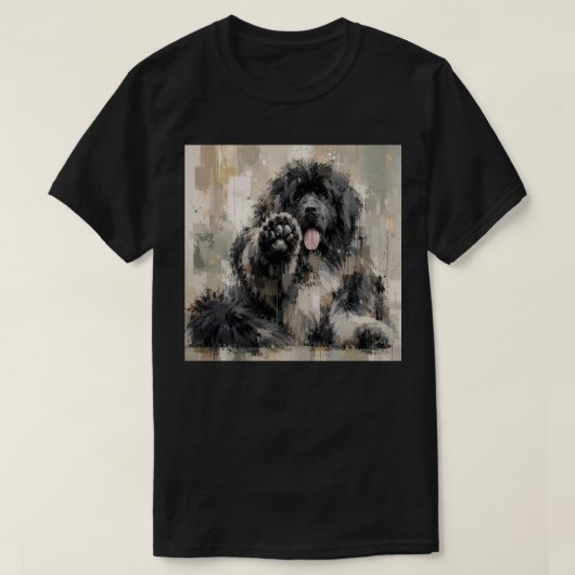 アブストラクト・ランドシアー Tシャツ (デザイン正面)