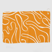 アブストラクト ヴァイブス パターン ゴルフタオル (横)