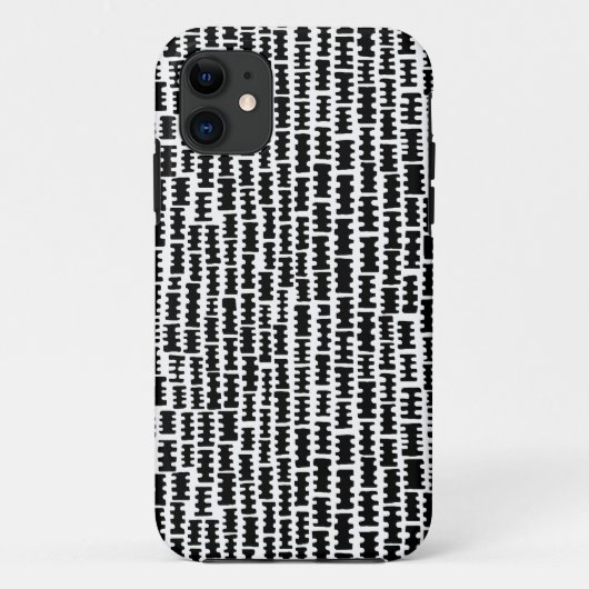 アブストラクト 020712 - ブラック Case-Mate iPhoneケース (裏面)