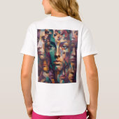アブストラクト Tシャツ (裏面)