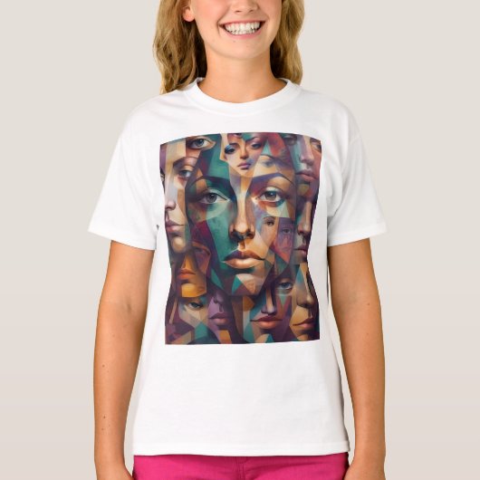 アブストラクト Tシャツ (正面)