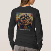 アブストラクト Tシャツ (裏面)