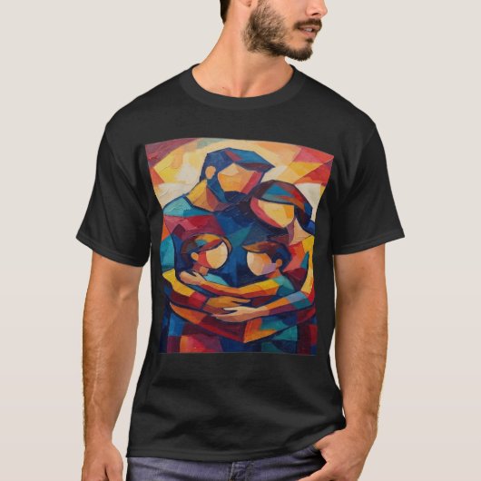 アブストラクト Tシャツ (正面)