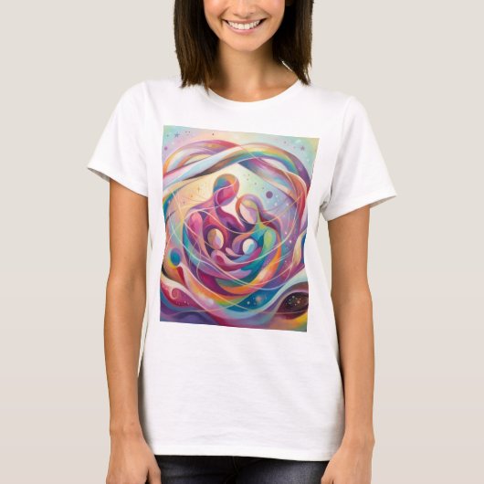 アブストラクト Tシャツ (正面)