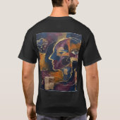 アブストラクト Tシャツ (裏面)