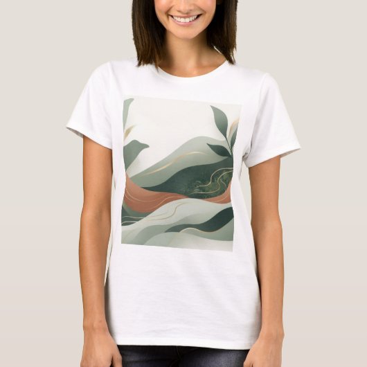 アブストラクト Tシャツ (正面)