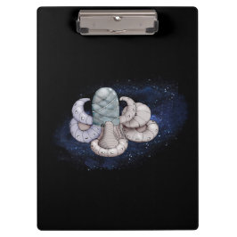 アブストラクモダンションブラックとブルー クリップボード