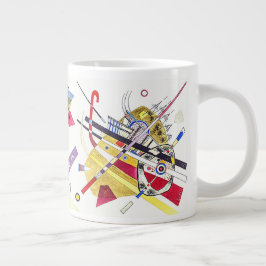 アブストラク素晴らしション – Kandinsky ジャンボコーヒーマグカップ