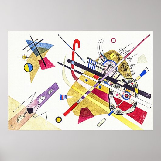 アブストラク素晴らしション – Kandinsky ポスター (正面)