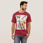 アブストラク素晴らしション – Kandinsky Water Color Art Tシャツ (正面フル)