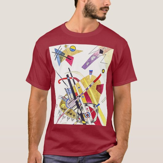 アブストラク素晴らしション – Kandinsky Water Color Art Tシャツ (正面)