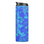 アブストラックブルー独占的ファッションパターン タンブラー (回転右)