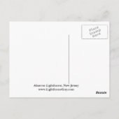 アブセコンライトハウスニュージャージー葉書 ポストカード (裏面)