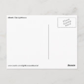 アブセコンライトハウスニュージャージー ポストカード (裏面)