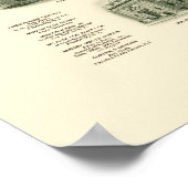 アブセコンNJパノラママップ – 1924 ポスター (角)