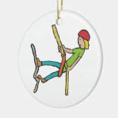 アブセーリング・ラッペリング セラミックオーナメント (左)
