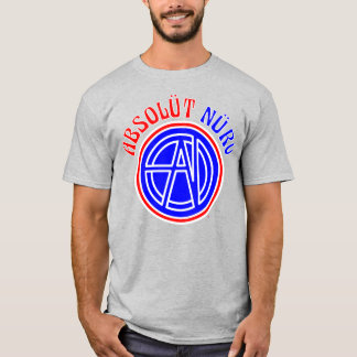 アブソリュート ニューアーク レッド ホワイト アンド ブルー Tシャツ