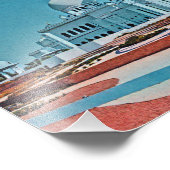 アブダビのモスクの絵画 フォトプリント            (角)