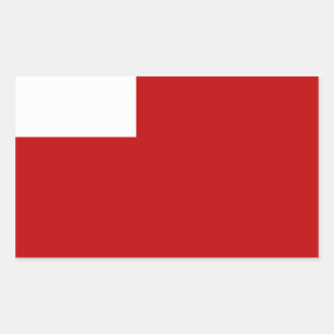 アブダビの旗- UAE/u.a.e。 アラブ首長国連邦 長方形シール