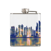 アブダビスカイライン フラスク (裏面)