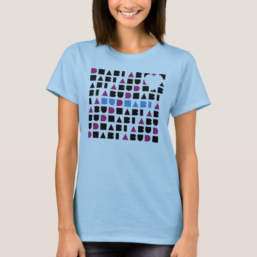 アブダビ愛ワイシャツ Tシャツ (正面)