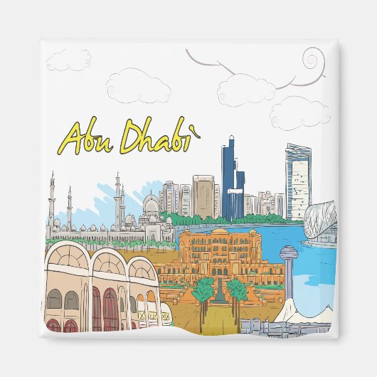 アブダビ マグネット (正面)