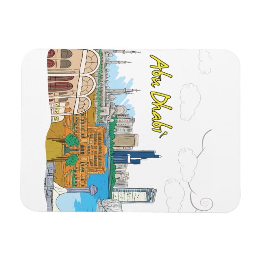 アブダビ マグネット (横)