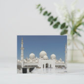 アブダビ UAE シェイク・ザーイド 建築 モスク 写真 ポストカード (スタンド正面)