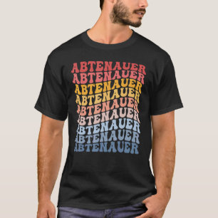 アブテナウアー グルービー レトロ 馬 Tシャツ