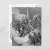 アブディエル、サタンを攻撃する ポストカード (正面/裏面)