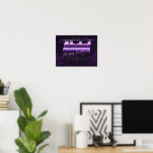 アブドゥル名Vorname lila retroポスターGeburtstag ポスター (ホームオフィス)