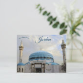 アブドラ王Iモスク・アンマン・ヨルダン ポストカード (スタンド正面)